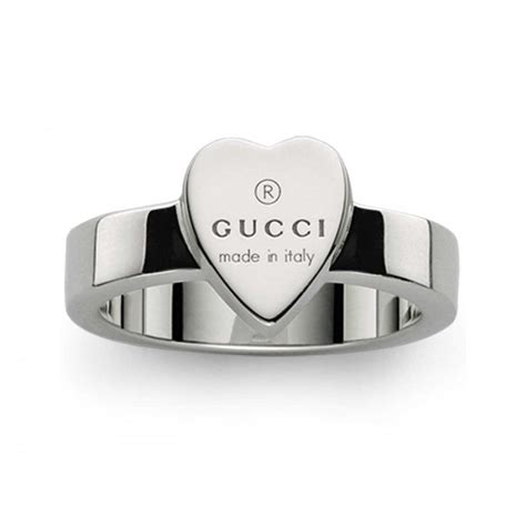 gucci trademark heart ring|gucci heart bracelet with trademark.